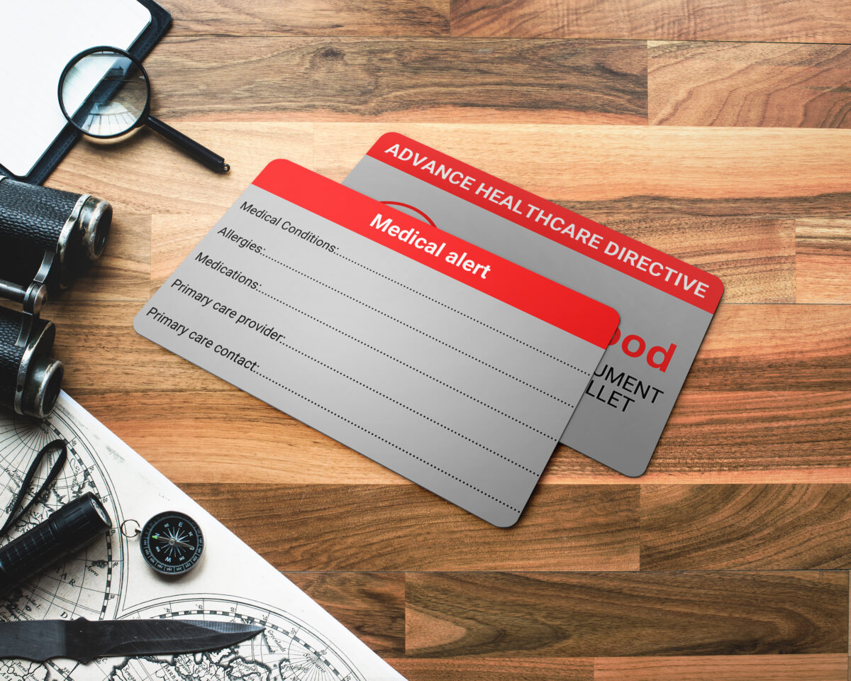 Editable Advance healthcare directive ID Card Template, Custom Advance healthcare directive  ID Card Template, Printable Advance healthcare directive   Identification Badge, Canva Template - Image 4