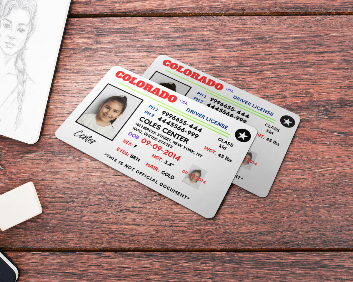 Colorado ID Card, Personalized Photo Id Card TEMPLATE ,Colorado ID Card Safety, Custom Diy on Canva, Printable at Home, Realistic for Fun and Travel - Image 3