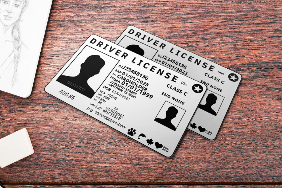 Driver license  ID Card, Personalized Photo Id Card TEMPLATE Driver license Safety, Custom Diy on Canva, Printable at Home, Realistic for Fun and Travel