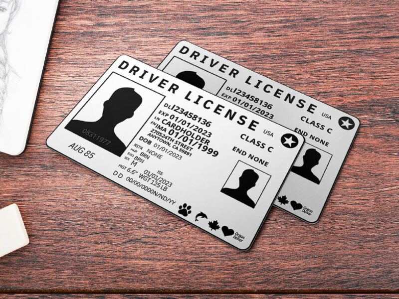Driver license  ID Card, Personalized Photo Id Card TEMPLATE Driver license Safety, Custom Diy on Canva, Printable at Home, Realistic for Fun and Travel