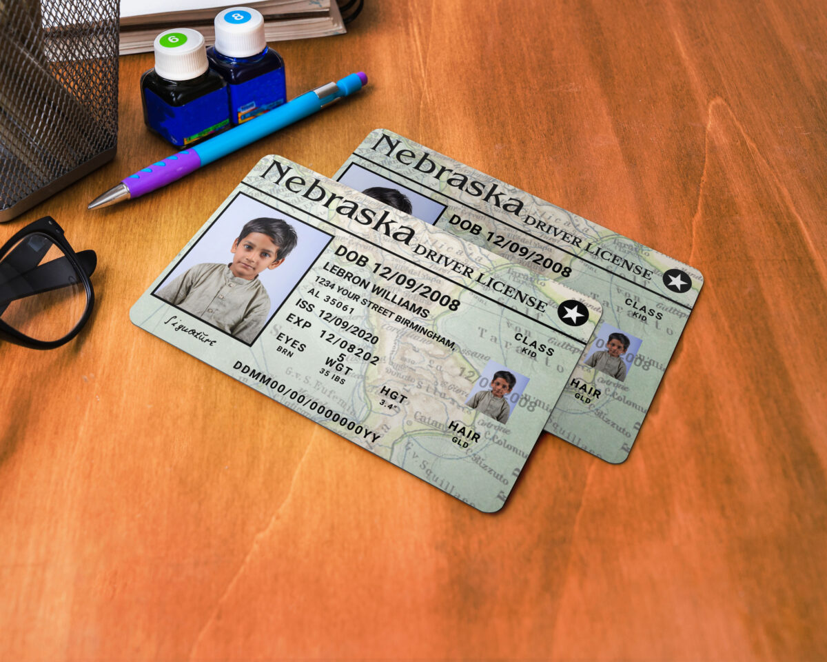 Nebraska ID Card, Personalized Photo Id Card TEMPLATE Nebraska ID Card Safety, Custom Diy on Canva, Printable at Home, Realistic for Fun and Travel - Image 3