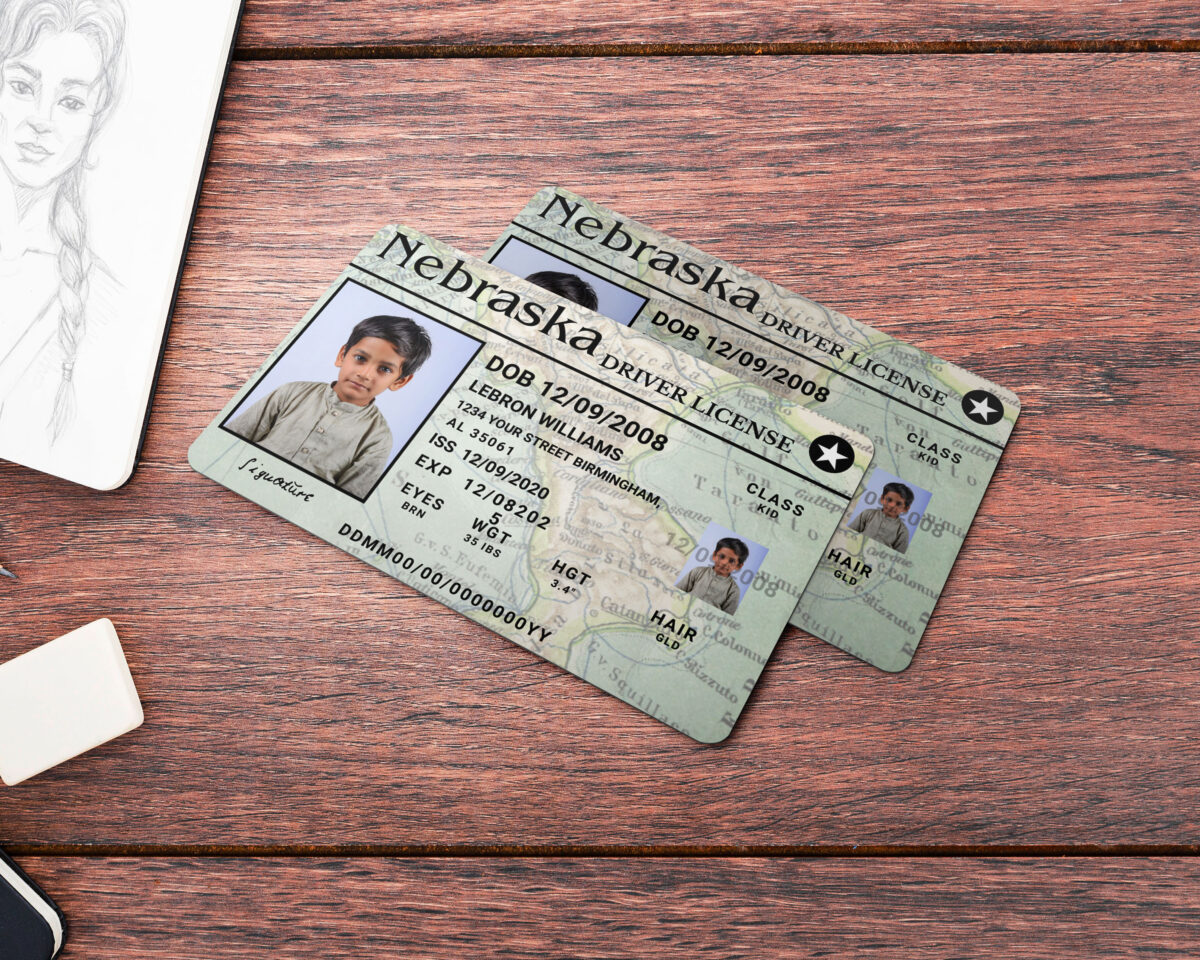 Nebraska ID Card, Personalized Photo Id Card TEMPLATE Nebraska ID Card Safety, Custom Diy on Canva, Printable at Home, Realistic for Fun and Travel - Image 4