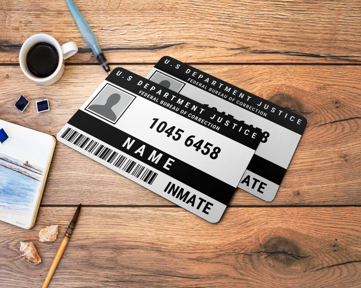 U.S Department Justice  Id Card, Personalized Photo Id Card Template U.S Department Justice  Safety, Custom Diy On Canva, Printable At Home, Realistic For Fun And Travel