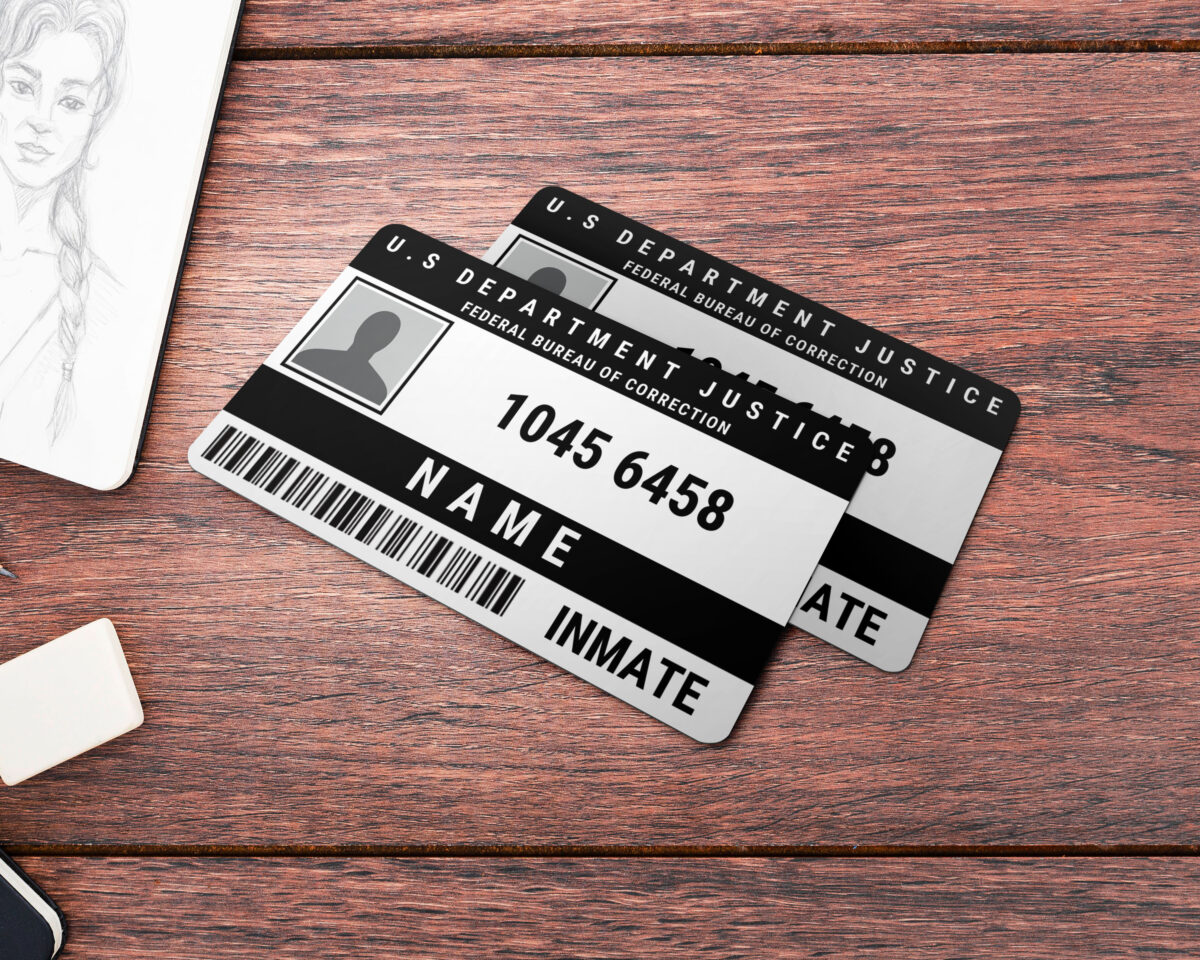 U.S Department Justice  Id Card, Personalized Photo Id Card Template U.S Department Justice  Safety, Custom Diy On Canva, Printable At Home, Realistic For Fun And Travel - Image 2