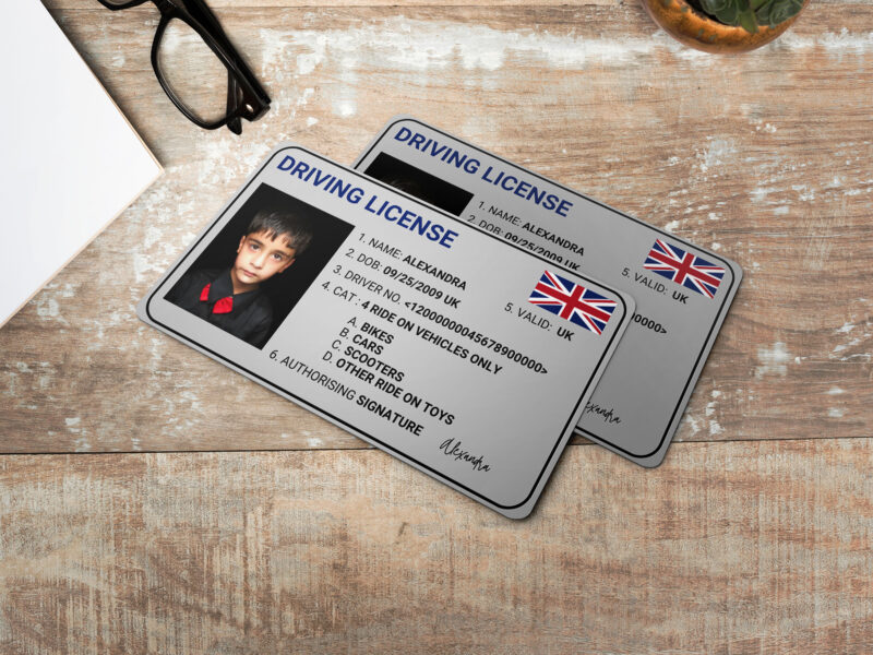 UK Driving license  ID Card, Personalized Photo Id Card TEMPLATE ,UK Driving license  ID Card Safety, Custom Diy on Canva, Printable at Home, Realistic for Fun and Travel