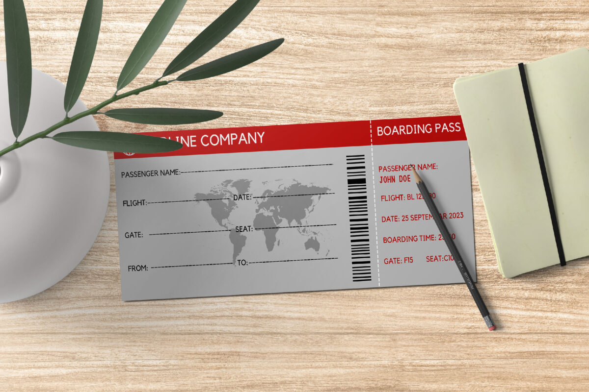 Editable Airline Surprise Ticket Template – Canva + PDF/JPEG – Concert, Travel, Party, Reunion, Birthday, Christmas, Vacation – Instant Download & Fully Customizable – Memorable Digital Ticket Surprise Gift for Him / Her - Image 3
