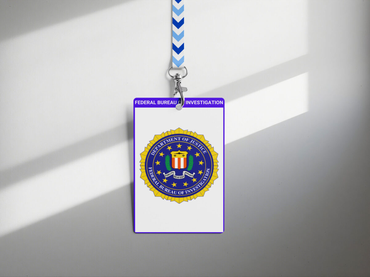 FBI ID Badge, Custom ID Badge, Custom ID Card, Id Card Template, Employee Badge, Canva Template, Science lab, FBI ID Badge, Office Badge - Image 3