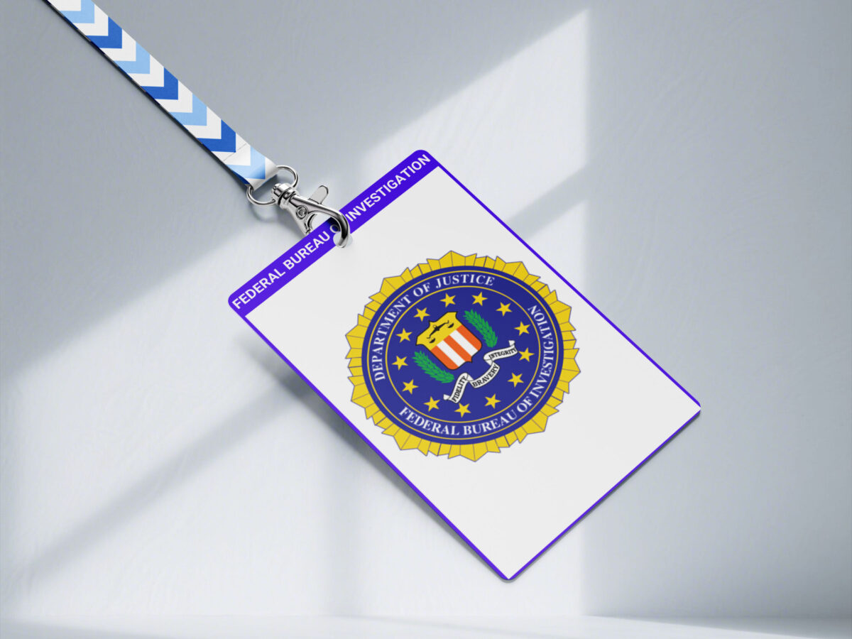 FBI ID Badge, Custom ID Badge, Custom ID Card, Id Card Template, Employee Badge, Canva Template, Science lab, FBI ID Badge, Office Badge - Image 2