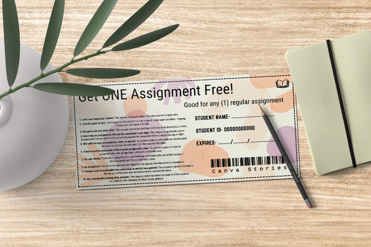 Editable Get ONE Assignment Free! Surprise Ticket Template – Canva + PDF/JPEG – Concert, Travel, Party, Reunion, Birthday, Christmas, Vacation – Instant Download & Fully Customizable – Memorable Digital Ticket Surprise Gift for Him / Her - Image 3