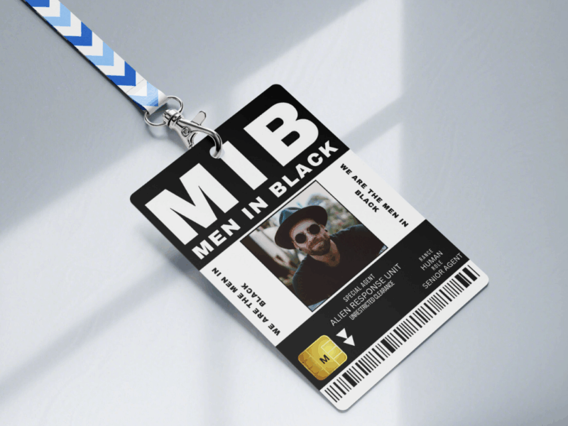 RING SECURITY ID Badge, Custom ID Badge, Custom ID Card, Id Card Template, Employee Badge, Canva Template, RING SECURITY ID Digital Custom ID Office Badge Editable in canvas