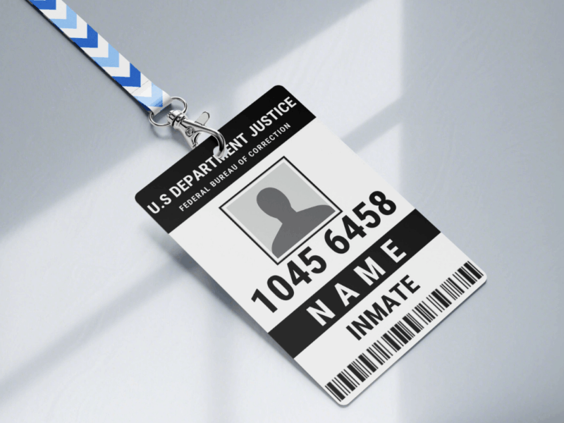 U.S DEPARTMENT JUSTICE ID Badge, Custom ID Badge, Custom ID Card, Id Card Template, Employee Badge, Canva Template, U.S DEPARTMENT JUSTICEDigital Custom ID Office Badge Editable in canvas